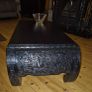 Mid Century Oriental Low End Carved table Image 3