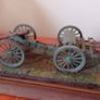 American Civil War,Artillery Diorama in Display case Image 2