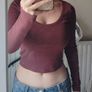 Long sleeved crop-top Image 2