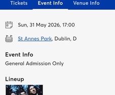 Snow Patrol tickets