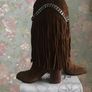 Casadei suede boots. New. US10. Image 6