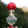 Oil lamp, glass kerosene lamp, 9,2" height indoor classic oil lamp, vintage retro oil lamp, indoor emergency lamp Image 2