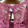 Dark Pink Lace Midi Dress/Bridesmaid/Mother of The Bride/Wedding Guest/Evening Wear BNWT Image 6