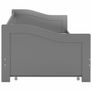 Pull-out Sofa Bed Frame without Mattress Grey 90x200 cm Image 8