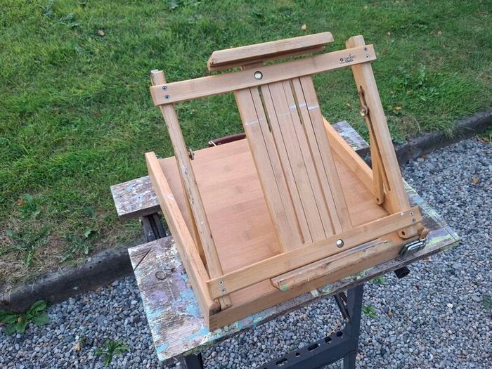 Set of 3 Quality Wooden Art Easels (Studio, Field & Tabletop)