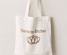 Namaste Canvas Tote Bag