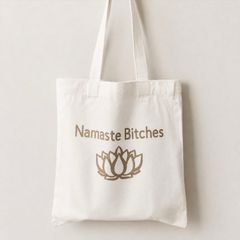Namaste Canvas Tote Bag