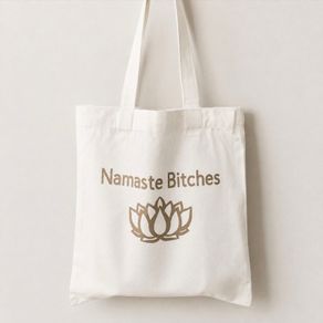 Namaste Canvas Tote Bag