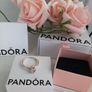 Brand new genuine pandora silver and 14k ring Image 5