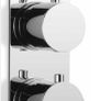 Aqua Concealed dual outlet shower kit valve,slider,shower head@arm Image 2