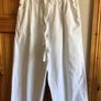 COS Ladies White Denim wide leg Trousers  Size 12 Eu 40 includes postage Image 2
