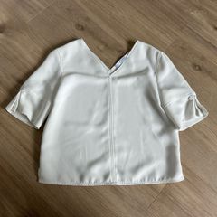 Sandro white blouse