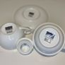 Chatsworth Tea for One Cup, Saucer and Teapot with Crest and Gilded Image 3