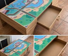 Kids Wooden Activity / Play Table with Storage Drawer