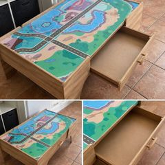 Kids Wooden Activity / Play Table with Storage Drawer