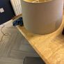 Vintage Style Painted Barley Twist Floor Lamp with Shade Image 2