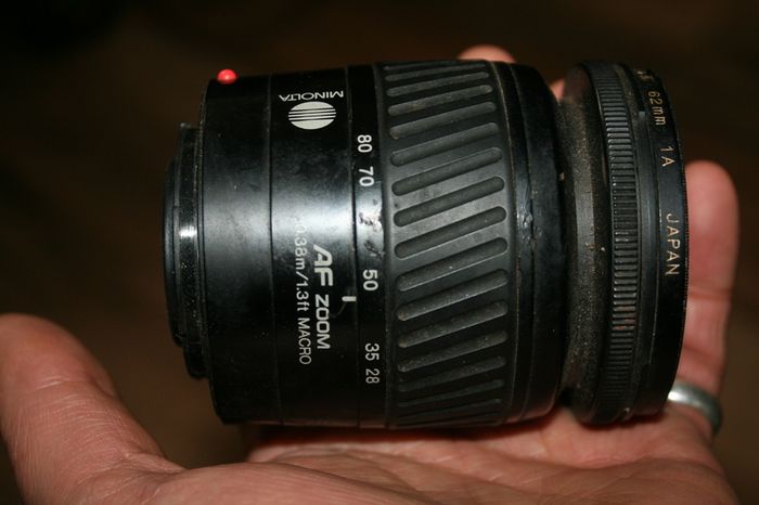 Minolta Dynax 500si Super 35mm SLR Camera + 28-80mm AF Lens (parts/repair)
