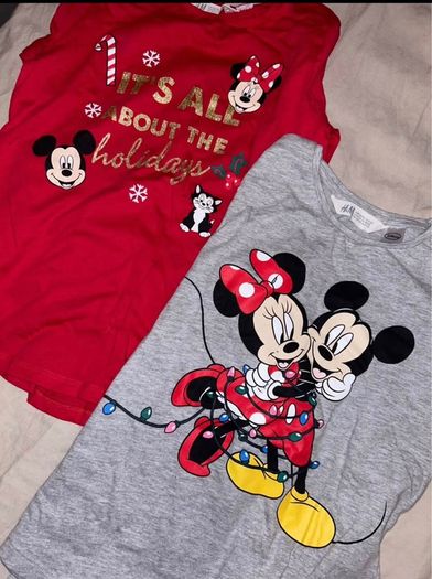 Age 8-10 H&M Disney tops bnwot
