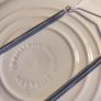 vintage Ironstone England hanging plate reads "autumn" in 4 languages Image 3