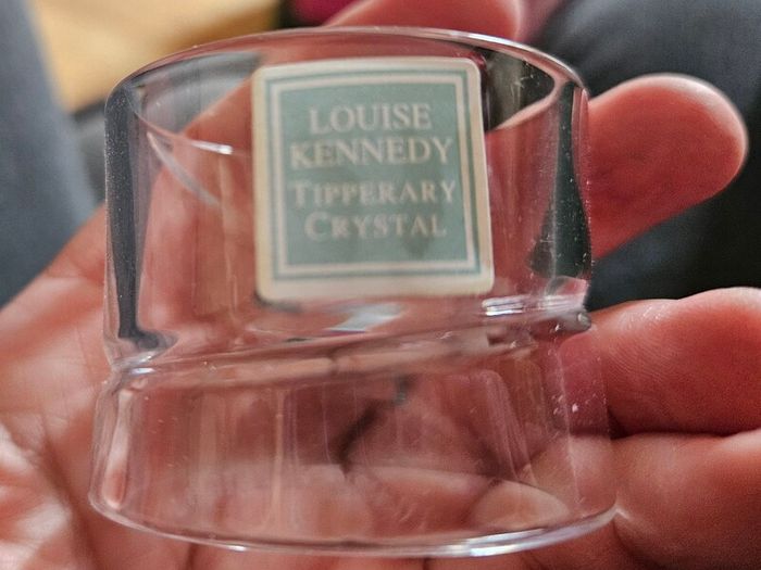 Set of Crystal Napkin Holders