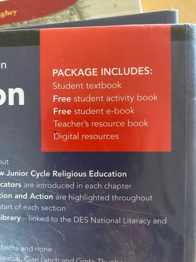 New Junior Cycle Religion A Question of Faith Workbook & Textbook set with code