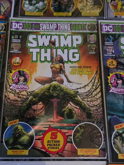 DC 100-Page Giant Bundle | 23 Issues | Batman Flash Aquaman Swamp Thing Superman