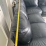 black leather sofa Image 2