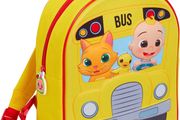 Kids Backpack 3D Wheels on The Bus Toy Bag Boys Girls Nursery School Lunch Bag Travel Holiday Carry On JJ Rhyme Rucksack