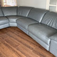 Power Recliner Sofa - Aqua