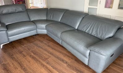 Power Recliner Sofa - Aqua