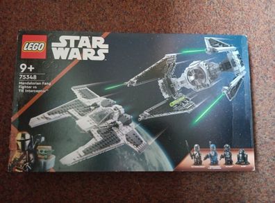 Lego Star Wars 75348-Mando fang Fighter Vs Tie Interceptor New