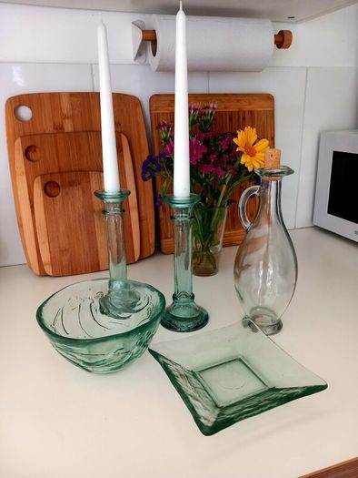 Recycled glassware