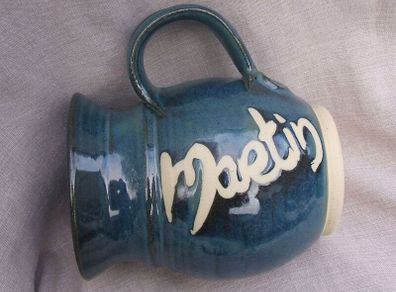 MARTIN (Moville Pottery, County Donegal) - a hand-crafted personalised mug made for sale by Roches Stores of Galway