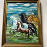 This piece is an original, framed decorative painting by the artist. Ken Logue Image 2