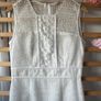dress marks & Spencer size 10 white lace Broderie anglaise Image 6