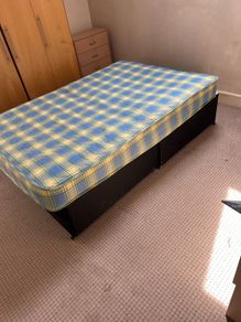 free- double mattress and bed base