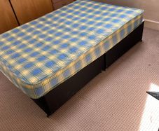 free- double mattress and bed base