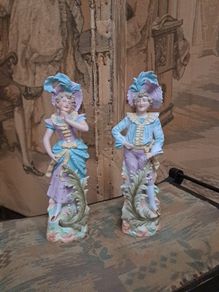 Vintage Bisque Porcelain Figurines
