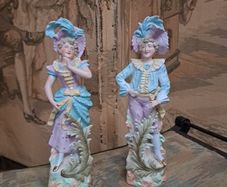 Vintage Bisque Porcelain Figurines