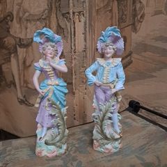 Vintage Bisque Porcelain Figurines