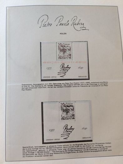 Paul Rubens 55 Pages Stamps Album World Collection
