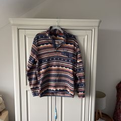 Patagonia Navy Pattern Fleece Men's Medium