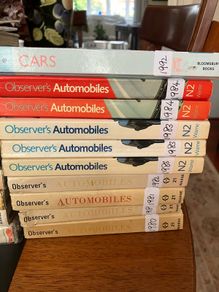 Observers Books. 'Automobiles' and later editions titled 'Cars'