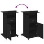 Mobile Lectern Table Engineered Wood Image 3