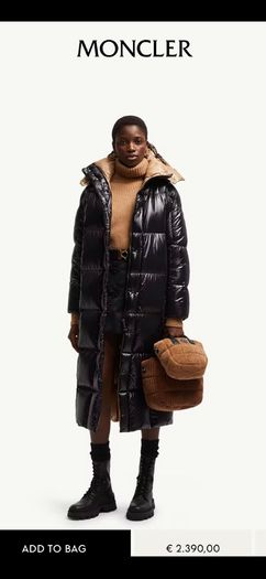 Moncler long coat M