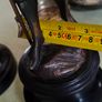 Very Rare Antique Mestais French Sculptures Cast Spelter Wood Base 12 inches tall . Image 5