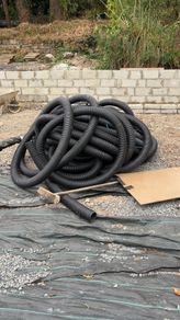 4 inch drainage pipe 70 metres left of 100 metre roll