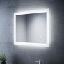 600x500mm Bathroom Mirror with Lights, Horizontal Vertical/Sensor Switch, Anti-Fog, 3 Colors Dimmable, Memory Function, LED Illuminated Bath Vanity Wall-Mounted Mirrors Image 8