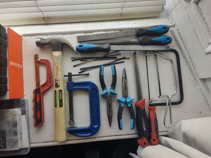Different power and hand tools big set