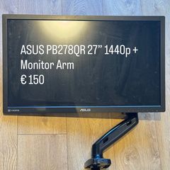 Asus Pb278qr 27' 1440p Monitor